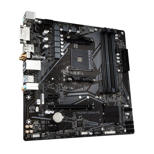 GIGABYTE A520M DS3H AC Ultra Durable AM4 Micro-ATX Motherboard - Image 3
