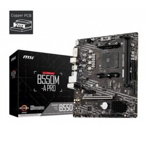 MSI B550M Pro-VDH AMD AM4 DDR4 Micro-ATX Motherboard