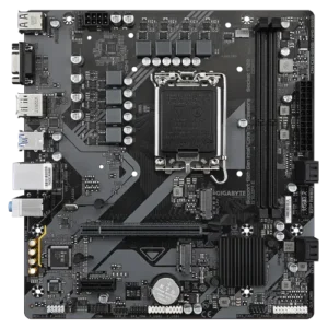 Alternative view of GIGABYTE B760M E DDR5 Micro ATX Motherboard