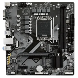 Alternative view of GIGABYTE B760M H DDR5 Micro ATX Motherboard