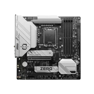 Alternative view of MSI B760M PROJECT ZERO m-ATX Motherboard