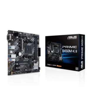 Asus PRIME B450M-K II DDR4 AMD AM4 micro ATX Motherboard