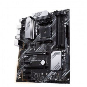 Alternative view of ASUS Prime B550 Plus DDR4 AMD AM4 ATX Motherboard