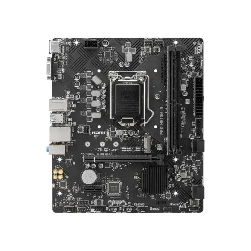 MSI PRO H510M-B 10th Gen Micro-ATX Motherboard - Image 2