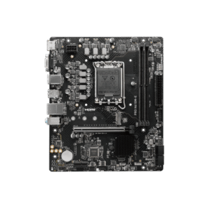 Alternative view of MSI PRO H610M-E mATX Motherboard